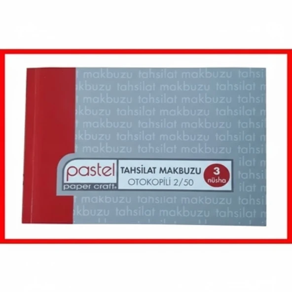 Tahsilat Makbuzu Otokopili Makbuz 14X20 cm 3 Nüsha 2/50 12 Adet ürün görseli 1