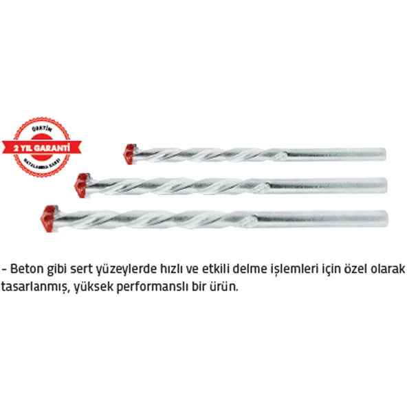 BETON MATKAP UCU 4 mm (MAVİ) (10 Adet) ürün görseli 1