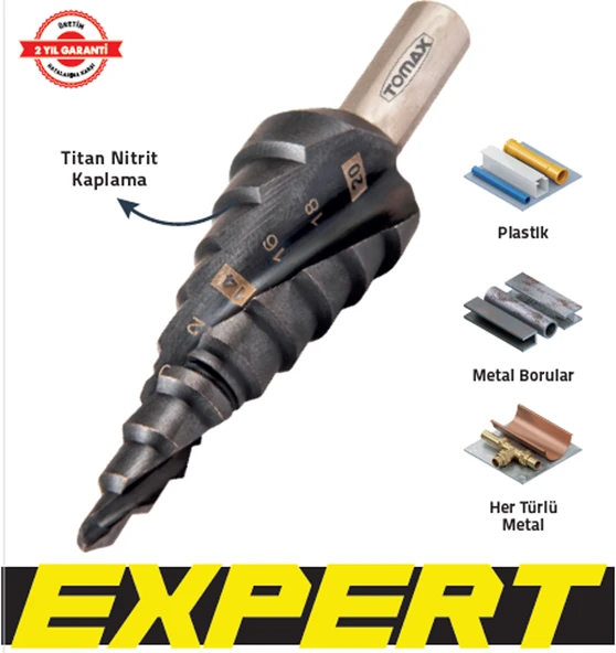 EXPERT KADEMELİ MATKAP UCU 4-30 mm ürün görseli 1