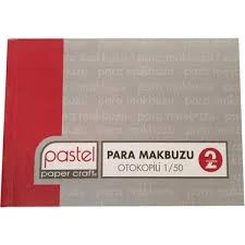 Para Makbuzu Otokopili Küçük Boy 10X14 cm A6 2 Nüsha 1/50 12 Adet ürün görseli 1