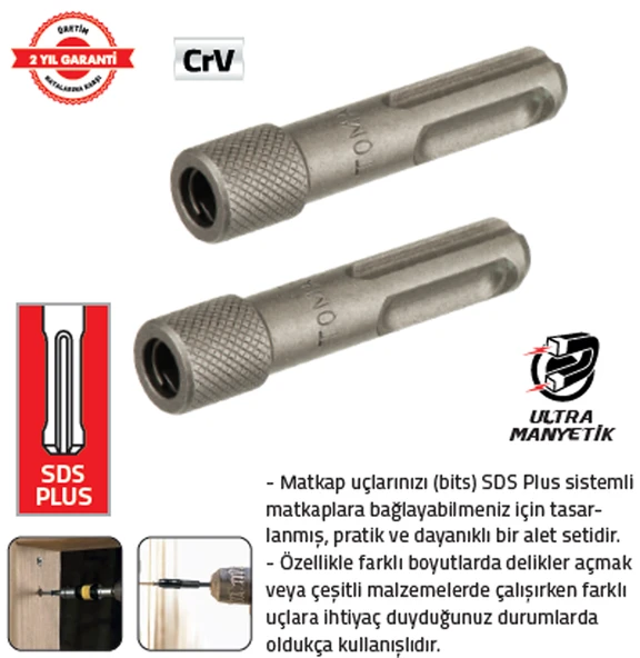 SDS BİTS ARA ADAPTÖRÜ (10 x 55 mm) ürün görseli 1