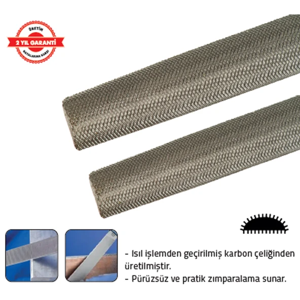 YARIM YUVARLAK EĞE 10" KALIN (12 Adet) ürün görseli 1