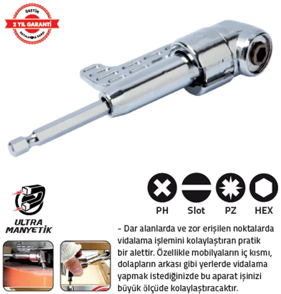 KÖŞE VİDALAMA APARATI 1/4" ürün görseli 1