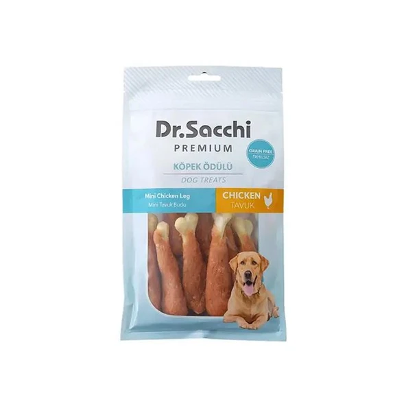 Dr.Sacchi Premium Mini Tavuk Butlu Tahılsız Köpek Ödülü 115 Gr ürün görseli 1
