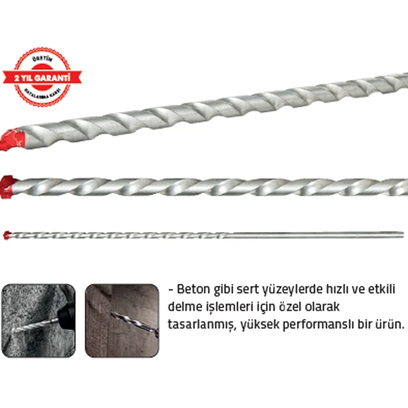 BETON MATKAP UCU 40 cm 16 mm (10 Adet) ürün görseli 1
