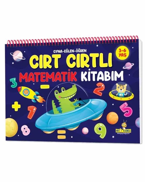 Cırt Cırtlı Matematik Etkinlik Kitabım 3 ve 6 Yaş ürün görseli 1