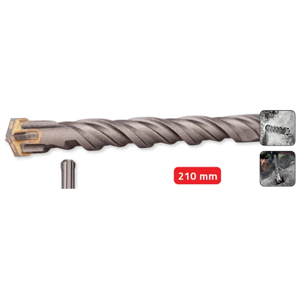 SDS MATKAP UCU 12X160 mm (4 ELMASLI) (10 Adet) ürün görseli 1