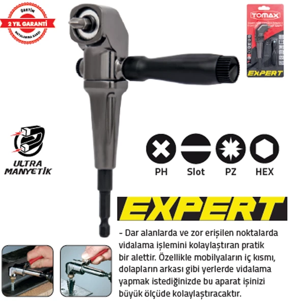 EXPERT KÖŞE VİDALAMA APARATI ürün görseli 1