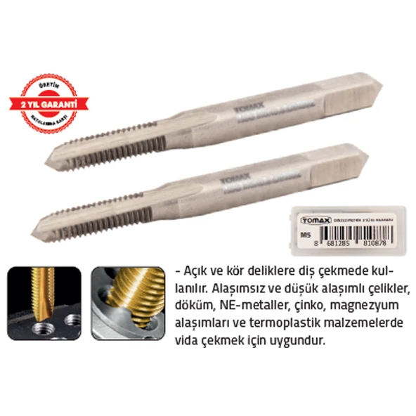 EL KILAVUZU DIN 352 3 LÜ TK M10 ürün görseli 1