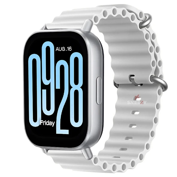 Redmi Watch 5 Active Redmi 5 Lite Uyumlu Kordon Kordon Ocean Tasarım Metal Toka Soft Silikon Kordon  Beyaz ürün görseli 1