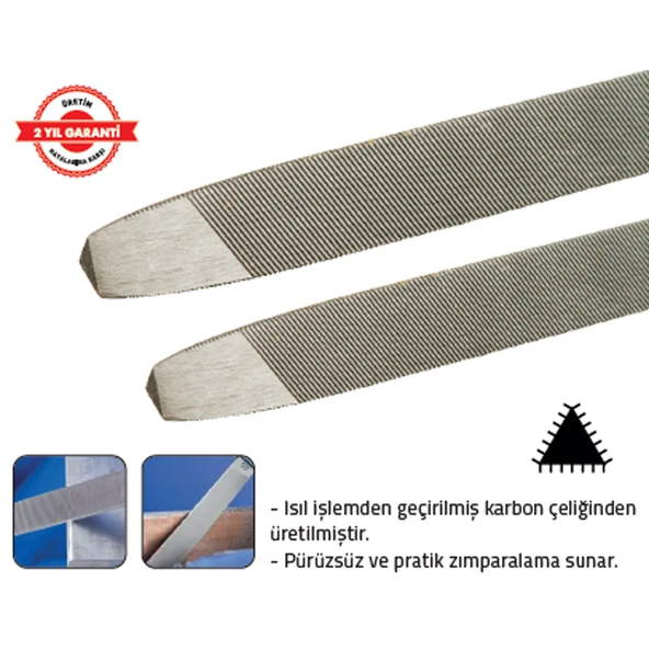 ÜÇ KÖŞE EĞE 4.5" SLİM (12 Adet) ürün görseli 1