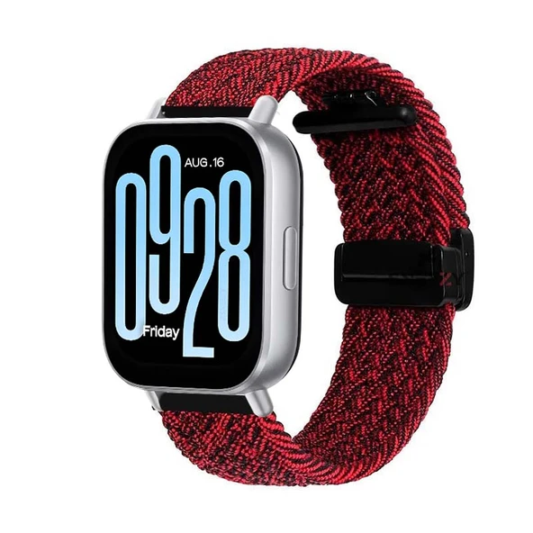 Redmi Watch 5 Active Redmi 5 Lite Uyumlu Kordon Kordon PureLux Soft Yumuşak Silikon Kordon  Koyu Kırmızı ürün görseli 1