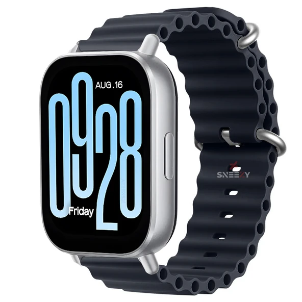 Redmi Watch 5 Active Redmi 5 Lite Uyumlu Kordon Kordon Ocean Tasarım Metal Toka Soft Silikon Kordon  Midnight ürün görseli 1