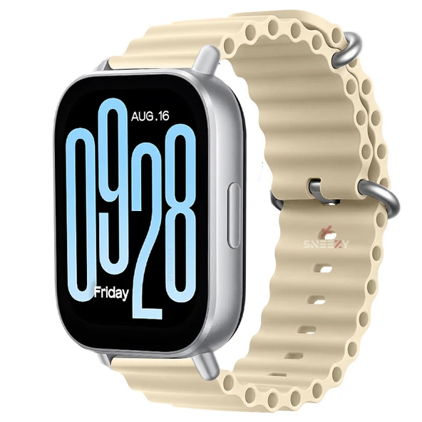 Redmi Watch 5 Active Redmi 5 Lite Uyumlu Kordon Kordon Ocean Tasarım Metal Toka Soft Silikon Kordon  Starlight ürün görseli 1