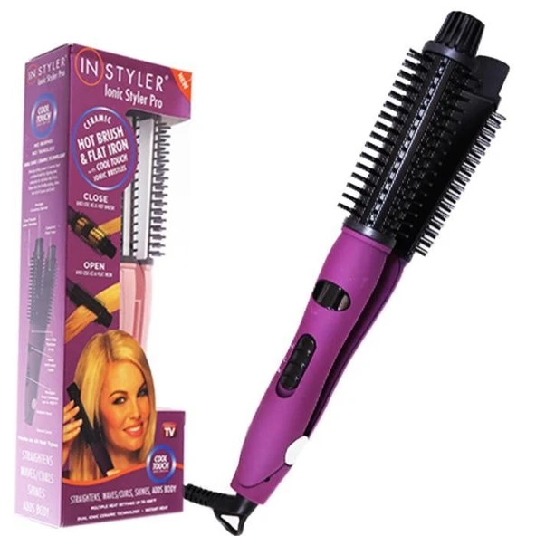 Instyler Ionic Styler - İyonik Şekillendirici Saç Kıvrımlaştırıcı Ve Düzleştirici Tarak ürün görseli 1