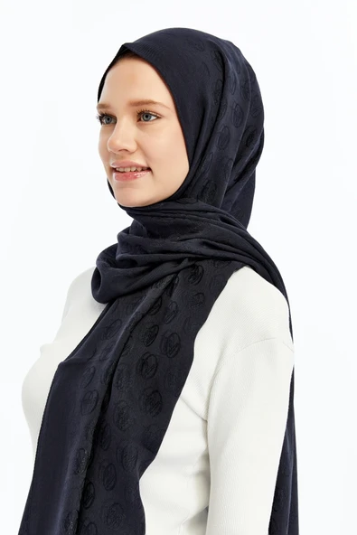 Valentino Orlandi Alia Serisi Monogram Şal - 06245 ürün görseli 1