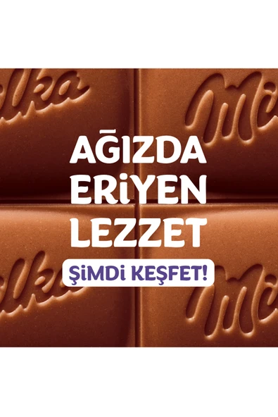 Milka Fındıklı Çikolata 80 gr - Resim 3