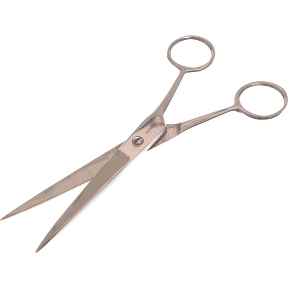 Düz Berber Saç Sakal Kesim Makası 12 Cm ürün görseli 1