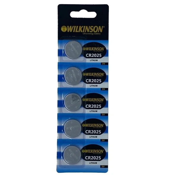 Wılkınson 2025 3v Lityum Düğme Pil 5'li Paket ürün görseli 1