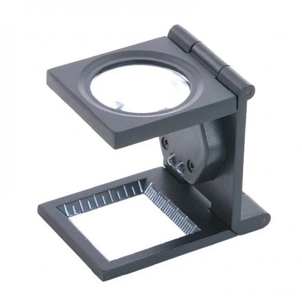 -25x25 Mm Full Çelik Kaplı Katlamalı Büyüteç Th-9005b ürün görseli 1