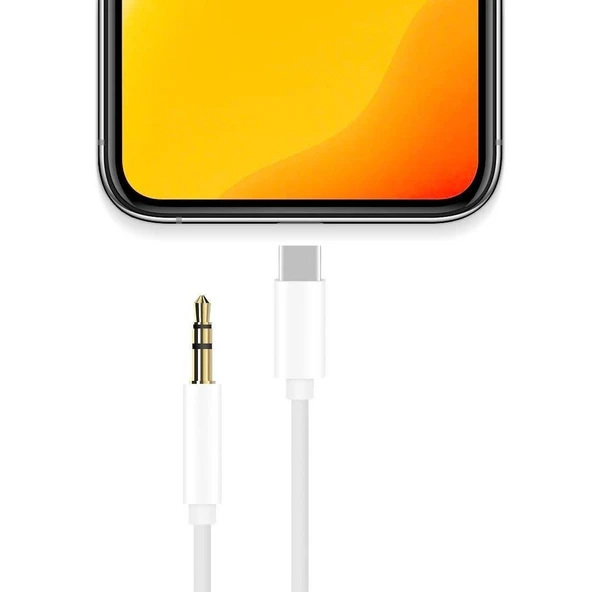 Powerway AC06 TYPE-C TO 3.5Mm AUX Kulaklık Jack Çevirici 1 Metre ürün görseli 1
