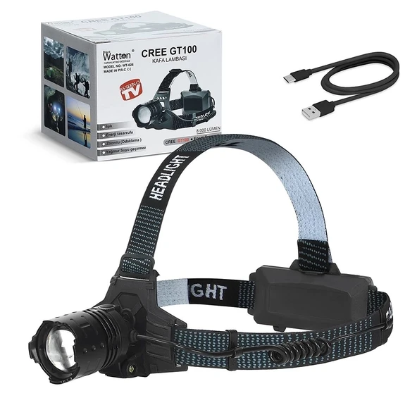 Gt100 Led Şarjlı Kafa Lambası  Wt-628 ürün görseli 1