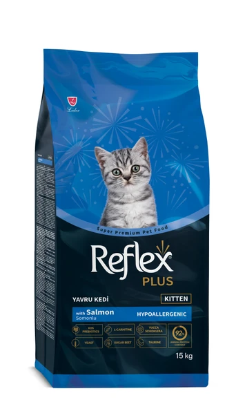 REFLEX PLUS KITTEN CAT SALMON 15 KG ürün görseli 1