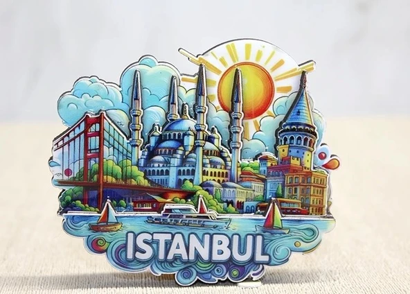Ahşap İstanbul Temalı Magnet Alk4600 ürün görseli 1
