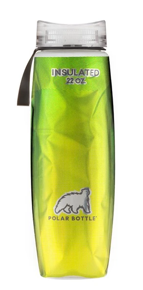 Polar Bottle Ergo Insulated Halftone Termos 0.65 Litre-YEŞİL ürün görseli 1