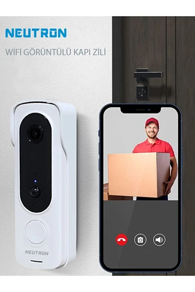 Neutron NTL-SB-02MP Wi-Fi Görüntülü Kapı Zili ürün görseli 1