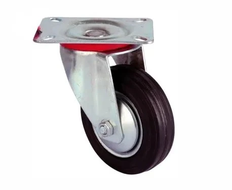 Servis Tekeri - Tablalı Siyah Döner - Çap 125 Mm ürün görseli 1