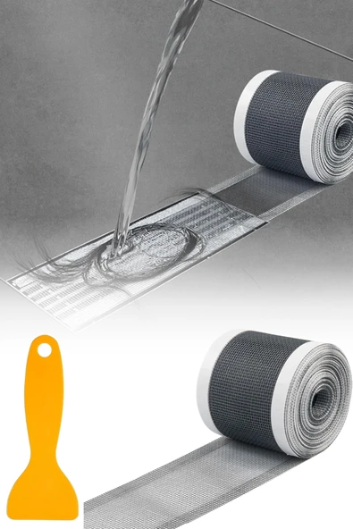 Mucit Home 10 Cm 4 Metre Çok Amaçlı Gider Süzgeci Sineklik Tamir Kiti Saç Kıl Tüy Tutucu ürün görseli 1