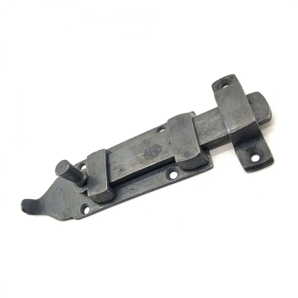 Antika Tarz Dekoratif Pirinç Yassı Kapı Sürgüsü - 35x145 Mm, Oksit ürün görseli 1