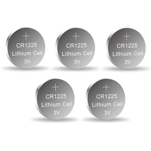 Yuma Cr1225 Süper Lityum 3v 5’li Kart Düğme Pil ürün görseli 1