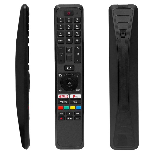 Vestel RC 43161 - 43UA2B - 50UA20 - 55UA6B - 58UA3A - 65UA2B / Toshiba CT-8555 Netflix-Play-Mikrofon Tuşlu Ses Komutsuz Lcd Led Tv Kumanda ürün görseli 1