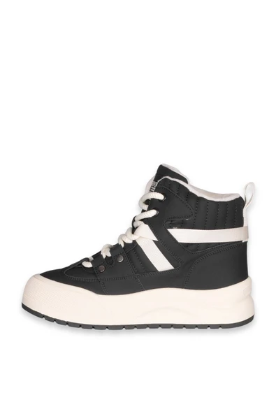 Solmaz HV261-BDL2003 Siyah Bot Sneaker - Resim 3