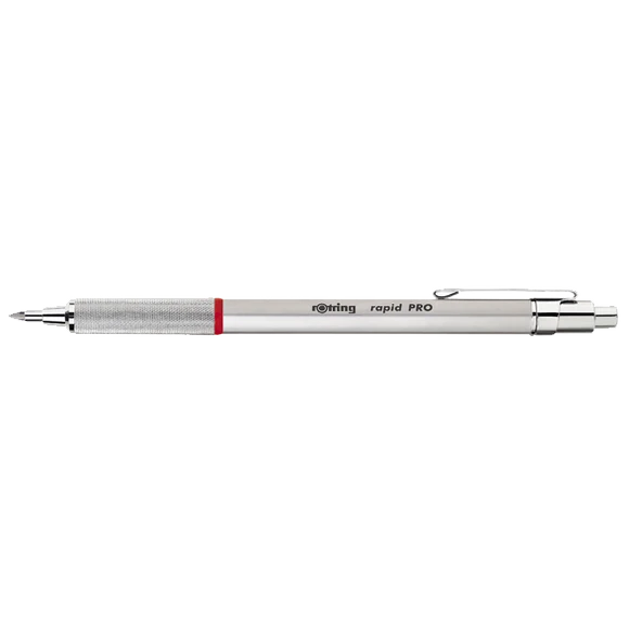 Rotring Pro Rapid Tükenmez Kalem Krom Tekli Kutu ürün görseli 1