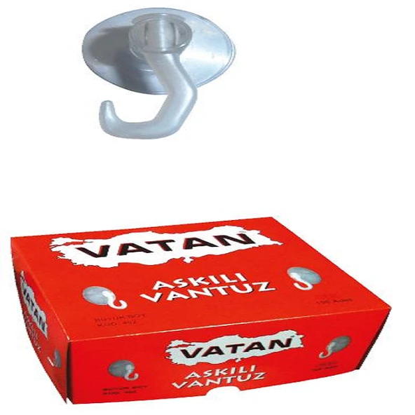 Vatan Vt402 Vantuz Büyük Boy 100 Lü (1 Paket 100 Adet) ürün görseli 1