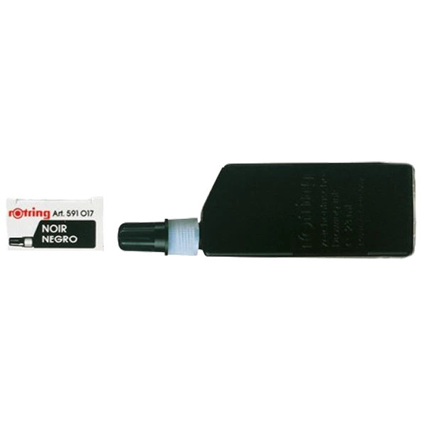 Rotring Rapido Kalem Mürekkebi 23 Ml. Siyah S0194660 ürün görseli 1