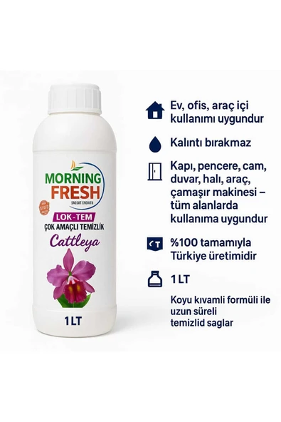 MORNİNG FRESH Lok-tem 1lt Çok Amaçlı Genel Temizleyici ( CATTLEYA ürün görseli 1