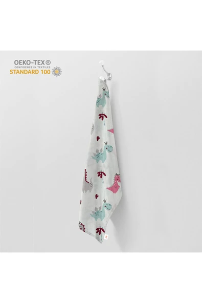 Çok Amaçlı Müslin Örtü & Battaniye %100 Pamuk Oeko-Teks Sertifikalı 85x85 Cm ürün görseli 1