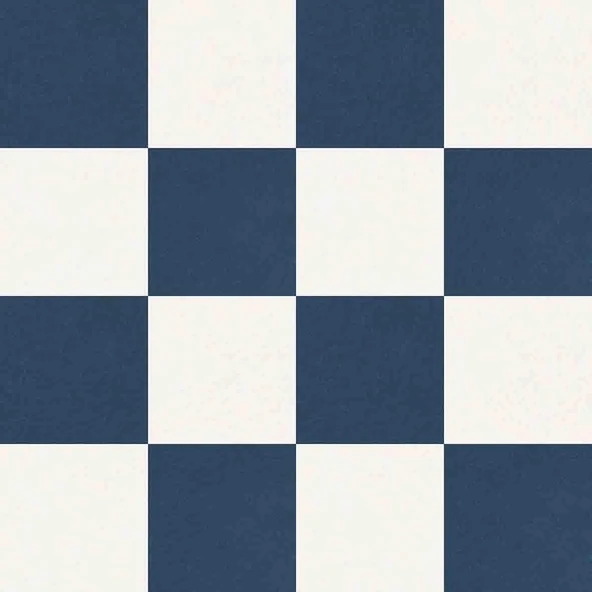 200X200 CHECKER BOARD KOYU MAVI K:10 - 1 kutu 0.72 m2 ürün görseli 1