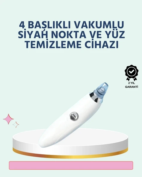 Cilt Dostu Vakumlu Siyah Nokta Temizleyici – Siyah Nokta, Yağ Ve Makyaj Kalıntılarına Karşı ürün görseli 1