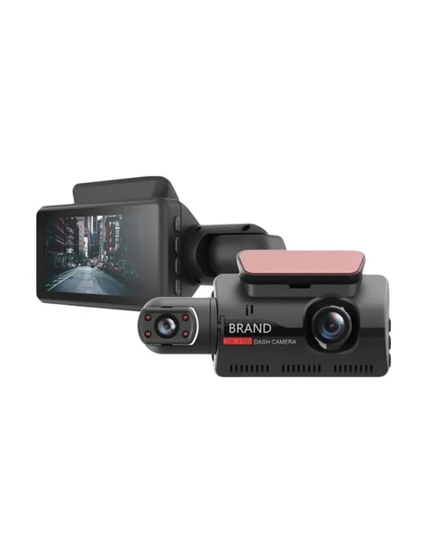 3 İnç Ips Ekranlı Full Hd Araç Kamerası – Wifi, Gece Görüş Ve Hareket Algılama Özellikli Dashcam ürün görseli 1