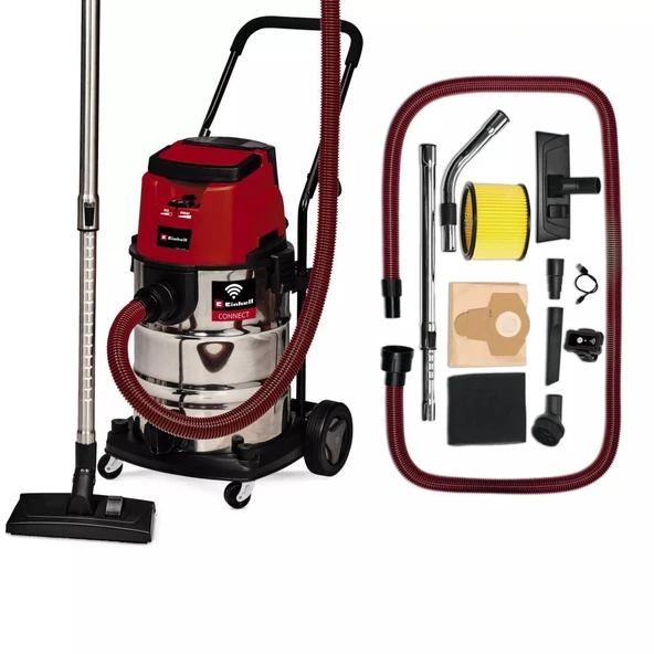 Einhell TP-VC 36/30 S Auto Solo Akülü Islak/Kuru Süpürge 2347143 ürün görseli 1