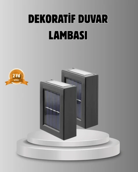 Güneş Enerjili 6 Led Solar Lamba – Fotoselli, Su Geçirmez Ve Çevre Dostu Bahçe Işığı ürün görseli 1