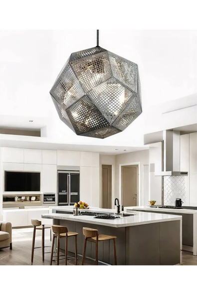 ışıksan aydınlatma ÖZEL TASARIM DİKSON LUXURY TEKLİ  AVİZE ÇAP:30CM ürün görseli 1