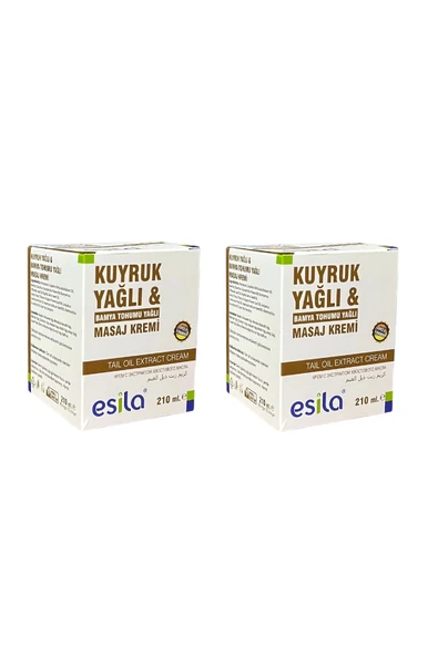 ESİLA Kuyruk Yağı masaj Kremi 210 ml x2 Adet, Esila ürün görseli 1