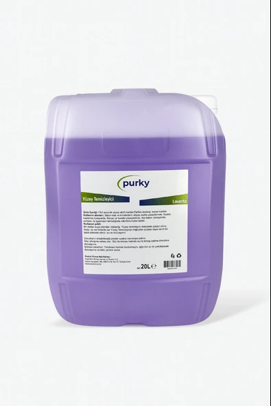 Purky Sıvı Yüzey Temizleyici Lavanta Kokulu 20 LT ürün görseli 1