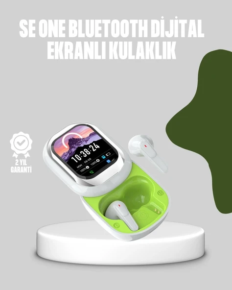 Kayar Kapak Tasarımlı Dokunmatik Ekranlı Kablosuz Bluetooth Kulaklık ürün görseli 1